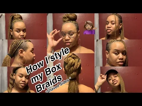 Download MP3 How To Style Box Braids with Shaved Sides | Part 1