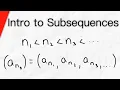 Intro to Subsequences Real Analysis