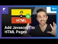 Add Javascript to HTML Pages - Learn to Code