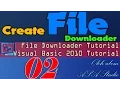 Visual Basic 2010 Tutorial Create File Downloader 2 Download Button and SaveFileDialog