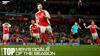 GOALS GALORE TOP MEN S GOALS OF THE 2024 25 SEASON Rice Saka Calafiori And Many More  GOALS GALORE TOP MEN S GOALS OF THE 2024 25 SEASON Rice Saka Calafiori And Many More