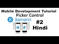 Xamarin Forms Tutorial For Beginners 2 - Picker Control Bind with String of Array Item Source