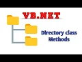Directory class in vb net