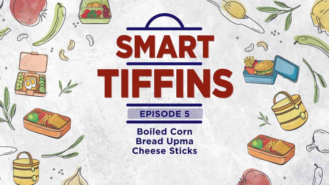 Smart Tiffins   Boiled Corn   Bread Upma   Cheese Sticks   Sanjeev Kapoor Khazana