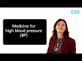 Blood pressure medications - anti-hypertensives