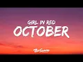 Download Lagu girl in red - we fell in love in october (Lyrics)