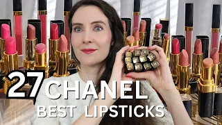 THE BEST CHANEL LIPSTICKS swatched I tried them all these are worth the splurge