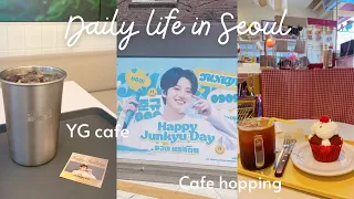 Download Seoul vlog 🇰🇷 YG cafe, Junkyu birthday event, cafe hopping MP3