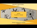 WARLI ART for beginners step by step tutorial Lesson 6 Warli Trees and Plants