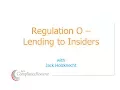 Regulation O - Lending to Insiders