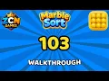 Marble Sort Level 103 Walkthrough Solution