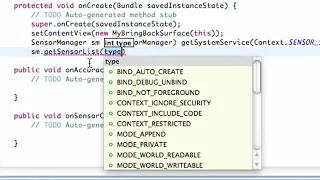 Android Application Development Tutorial 126 Setting up Sensor Manager YouTube