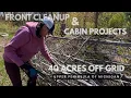 Download Lagu FRONT YARD WORK \u0026 SMALL CABIN PROJECTS | Cabin Build on 40 Acres Upper Peninsula of Michigan