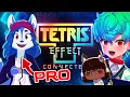 2 NEWBIES VS 1 TETRIS PRO PLAYER Tetris Effect Connected ft Aptiz712 DarkSongMelody