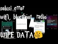 Download Lagu WIPE DATA⁉️ ANDROMAX PRIME SOLUSI ATASI MASALAH WIFI, BLUETHOOT, RADIO OFF⚠️ Test IC