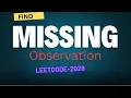 Find Missing Observations Leetcode 2028 MUST DO MAANG QUESTIONS Daily Leetcode Question