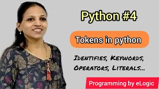 Tokens in Python Python tutorial