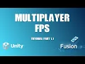 Tutorial Online multiplayer FPS Unity Photon Fusion EP1 1 Fusion setup movement