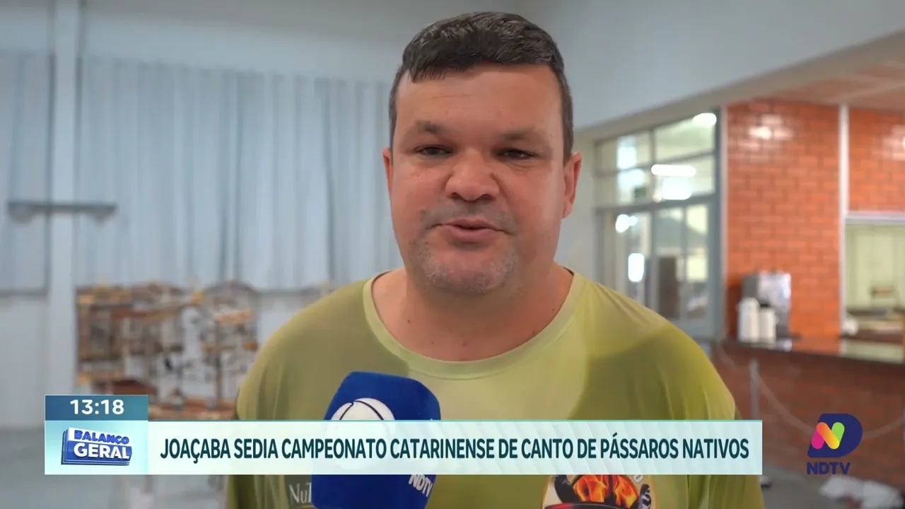 Joaçaba Recebe 3ª Etapa do Campeonato Catarinense de Canto de Pássaros Nativos
