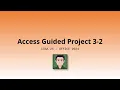 COSA 25 Access Guided Project 3-2 SIMnet 2024