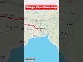 Download Lagu Ganga river flow map ♥️ गंगा नदी  #india #river #ganga