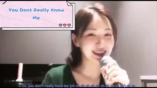 Download Red Velvet(레드벨벳) Wendy Cover You Don't Really Know Me by Jessie J [Lyrics] MP3