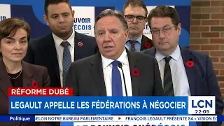 Médecins En Colère Legault Presse Les Fédérations De Négocier 