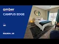 Room Tour Campus Edge Raleigh Student Accommodation in USA amber