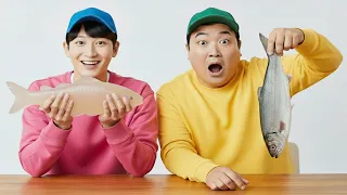 REAL FOOD VS JELLY CHOCOLATE FOOD CHALLENGE MUKBANG 진짜음식 가짜음식 챌린지 먹방
