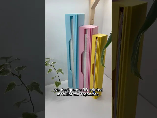 Modular Foil Organizer β Universal Design For All Foils Types video thumbnail
