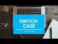 Switch Case - Core Java With BlueJ