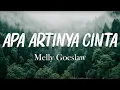 Download Lagu Apa Artinya Cinta - Melly Goeslaw feat. Ari Lasso | Lirik Lagu Indonesia