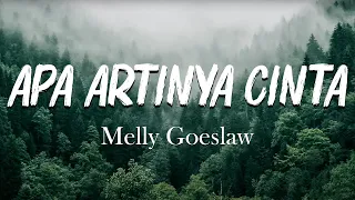 apa artinya cinta melly goeslaw feat ari lasso lirik lagu indonesia