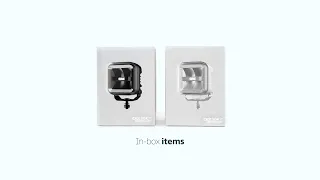 Video: OZZ SQR 3" - Driving light LED - White