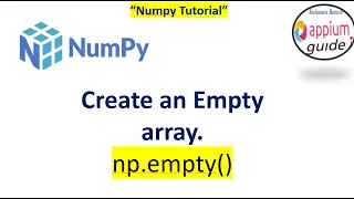How to Create an Empty Array Using np empty Python NumPy Tutorial for Beginners 2026
