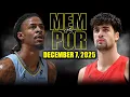 Lagu Memphis Grizzlies vs Portland Trail Blazers Full Game Highlights – December 7, 2025 | NBA Season