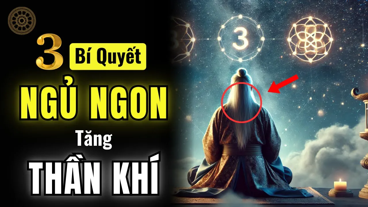 Outline Video 3 Bí Quyết Ngủ Ngon Đến Sáng giúp Tăng Thần Khí Mỗi Ngày