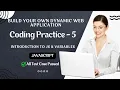 JavaScript Coding Practice 5 Button Maker Tabs NxtWave CCBP JS