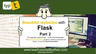 2 - More Flask Creation of templates webpages HTML and CSS