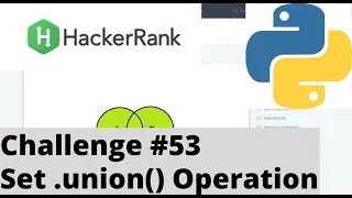 Hackerrank Python Challenge Set union Operation