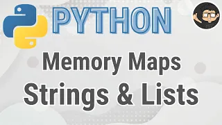 How are Strings and Lists created in Python Memory