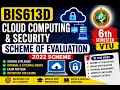 BIS613D Scheme of Evaluation VTU 2022 Cloud Computing and Security