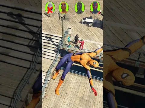 تحدي الخارقون #spiderman #ironman #batman #superman #gta5