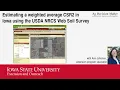 Estimating a weighted average CSR2 in Iowa using the USDA NRCS Web Soil Survey