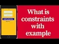 How to use constraints and designing elements In xCode