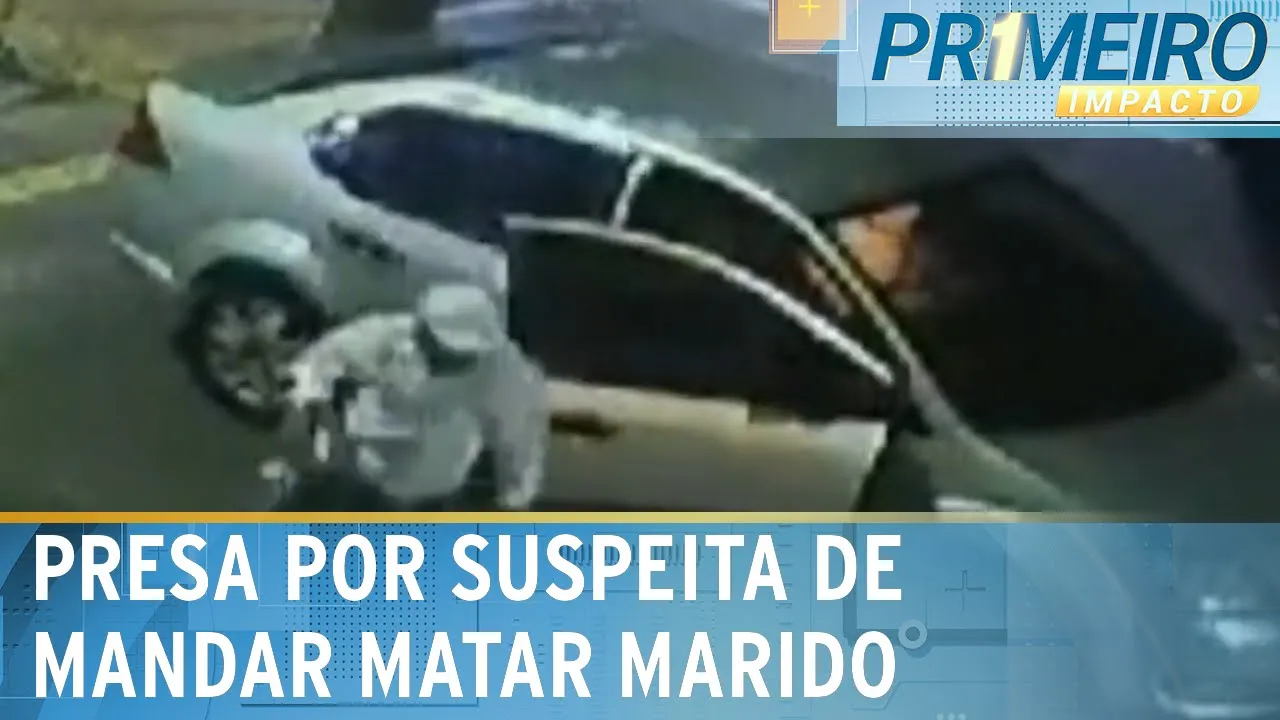 Crime financeiro: mulher é presa suspeita de mandar matar marido | Primeiro Impacto (10/11/23)