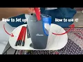 Vileda H2PrO Flat mop How to Set Up Review
