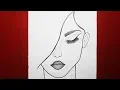 Lagu Güzel Kız Yüzü Nasıl Çizilir , How to Draw a Girl / M.A Çizim Karakalem Adım Adım Kolay Çizimler
