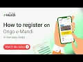 How to register on Origo e-Mandi