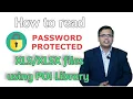 How to read Password Protected XLS XLSX file using POI Library easiest way